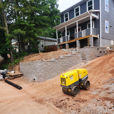 Concrete retaining wall contractors Cary NC | Mendez Concrete & Pavers LLC